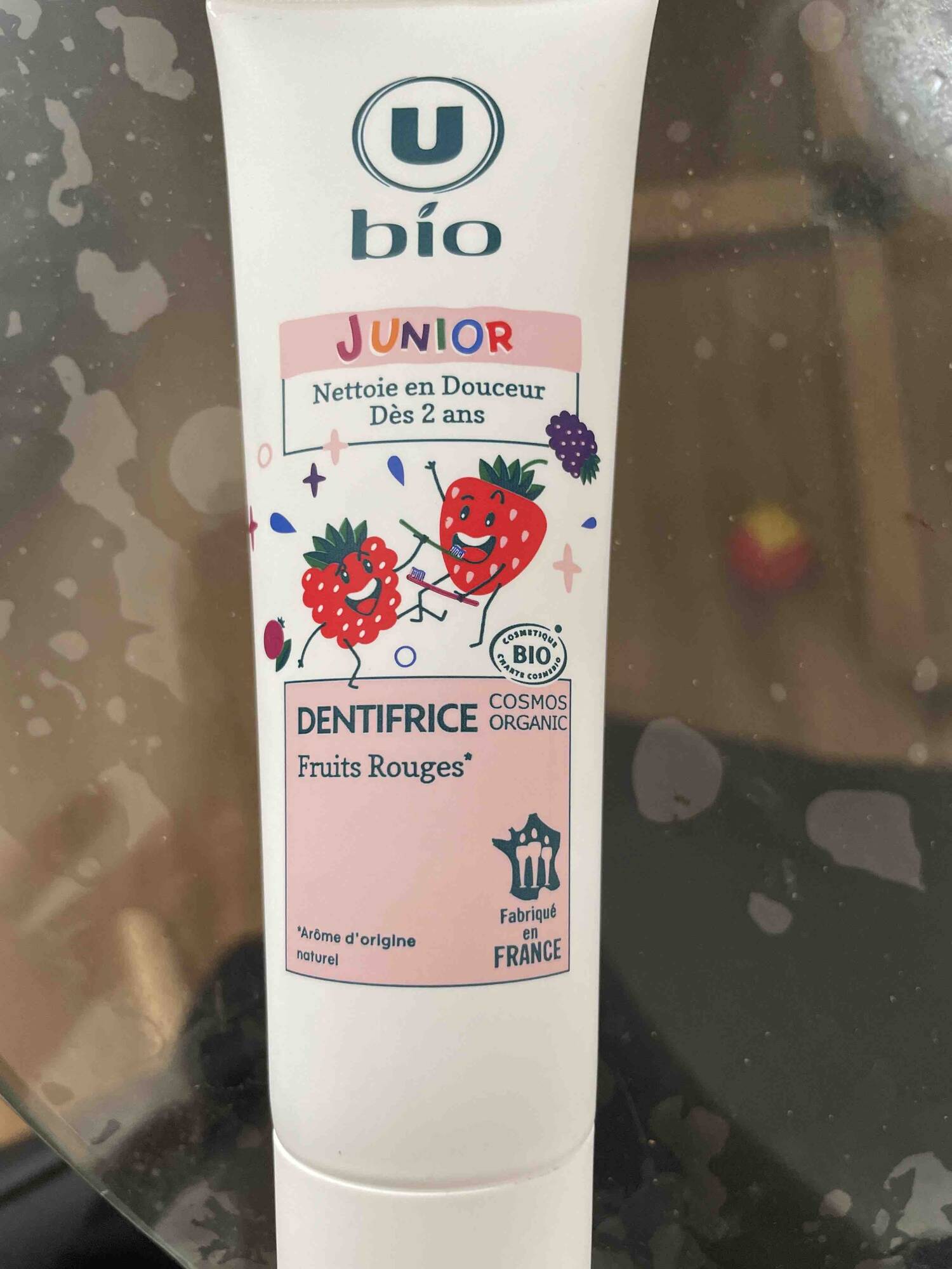 U BIO - Junior - Dentifrice fruits rouges bio