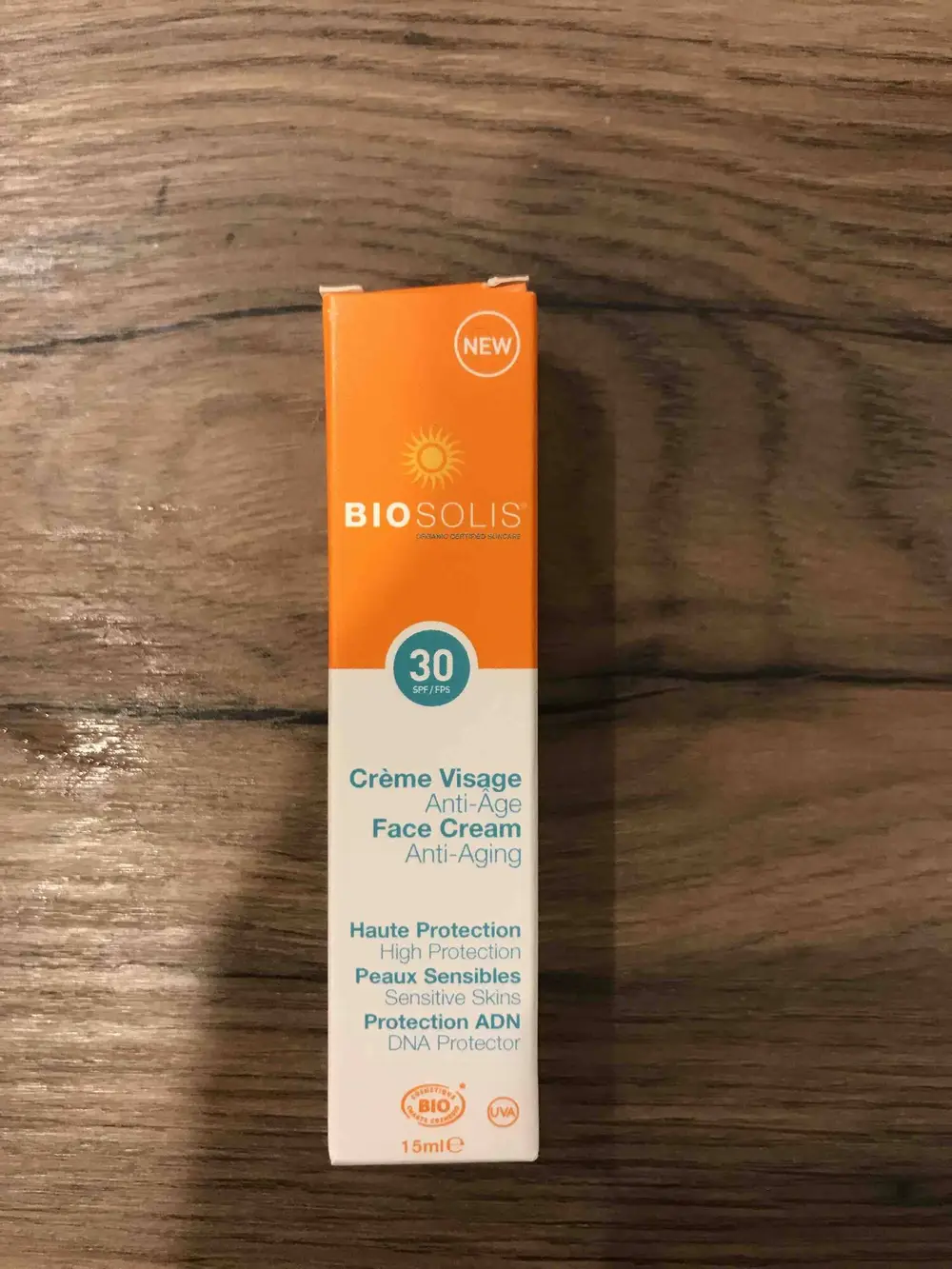 BIOSOLIS - Crème visage anti-âge SPF 30