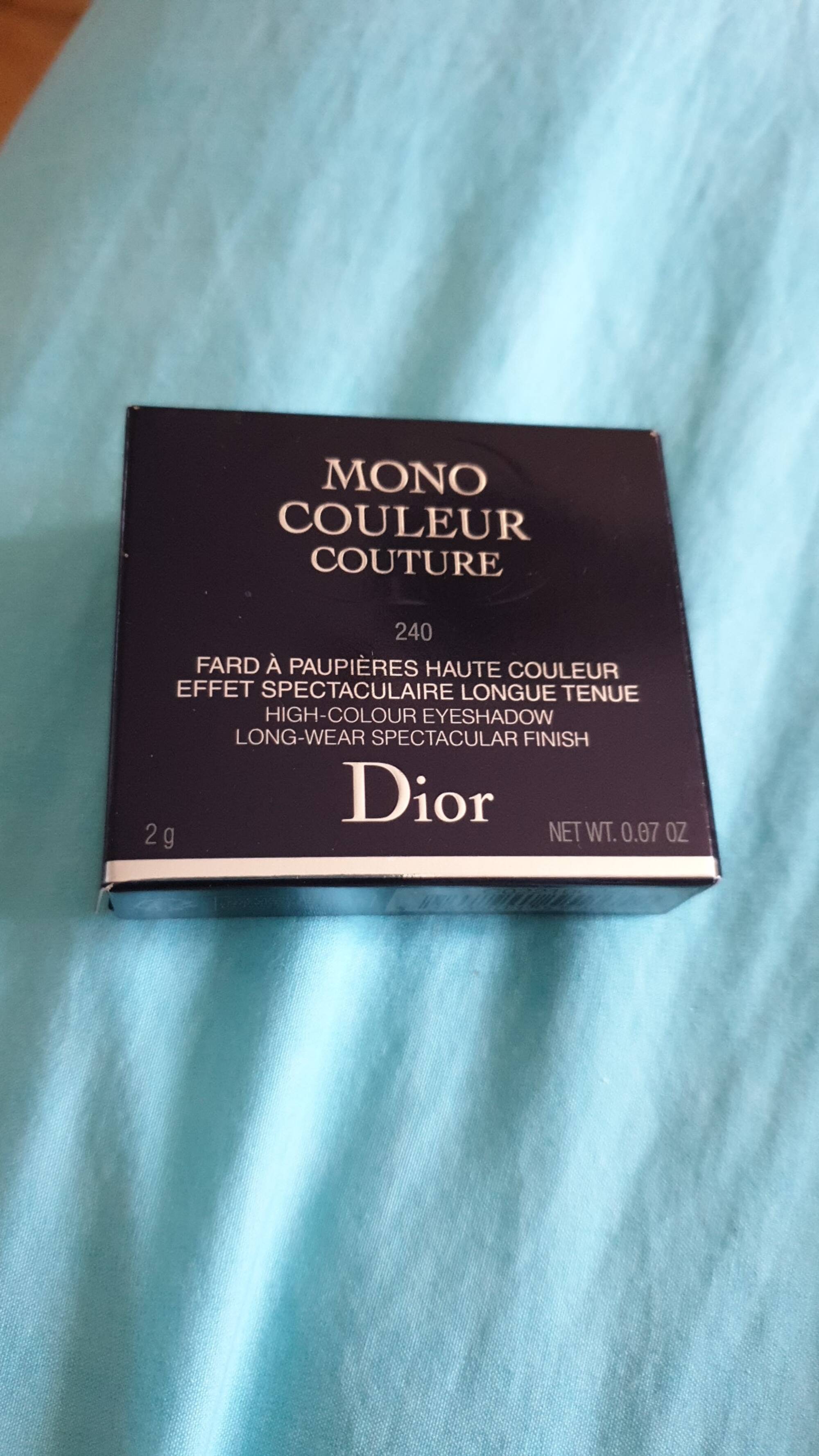 DIOR - Mono couleur couture - Fard à paupières haute couleur