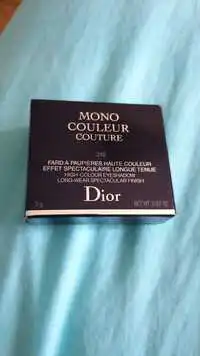 DIOR - Mono couleur couture - Fard à paupières haute couleur