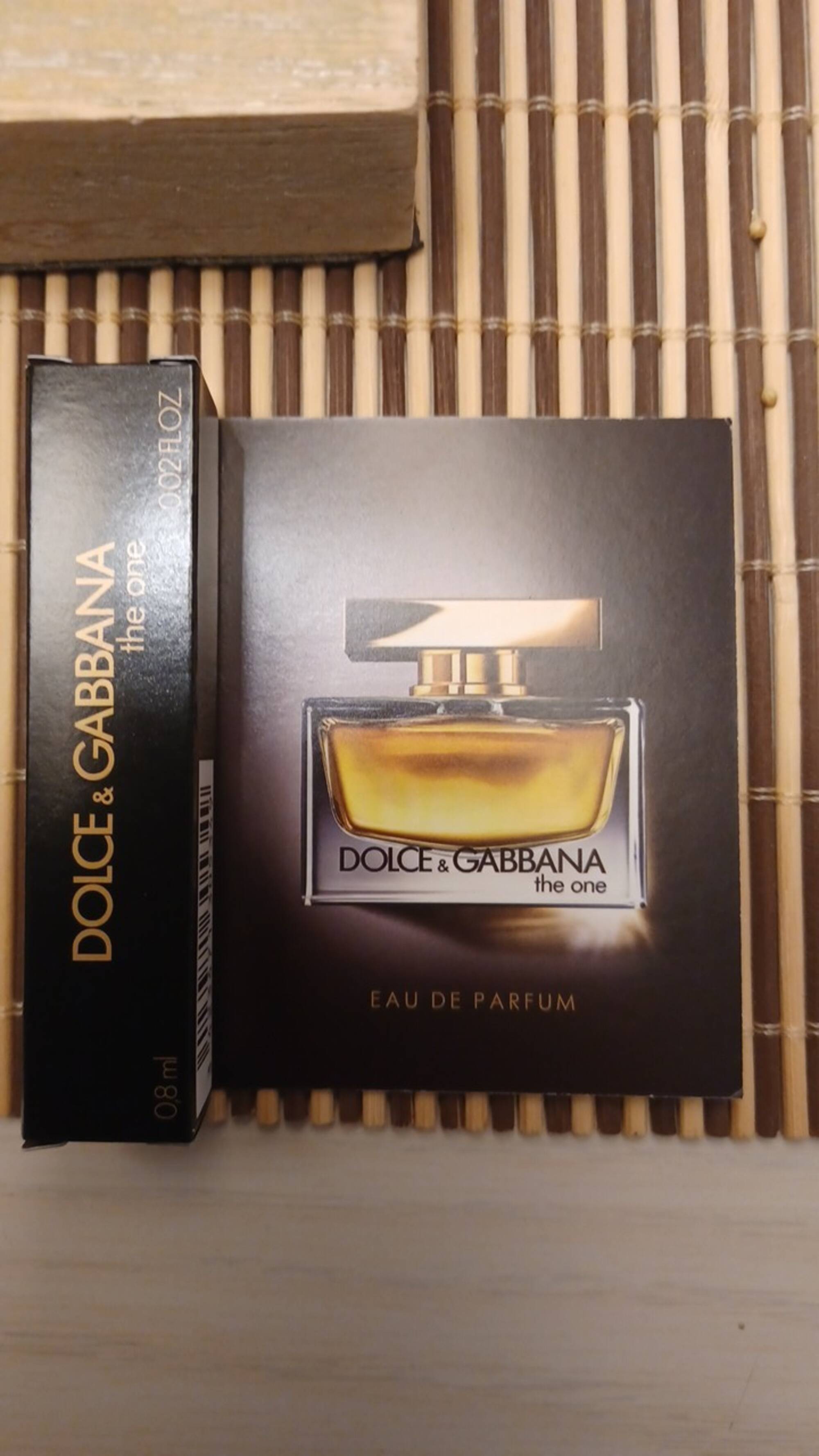 DOLCE & GABBANA - The one - Eau de parfum