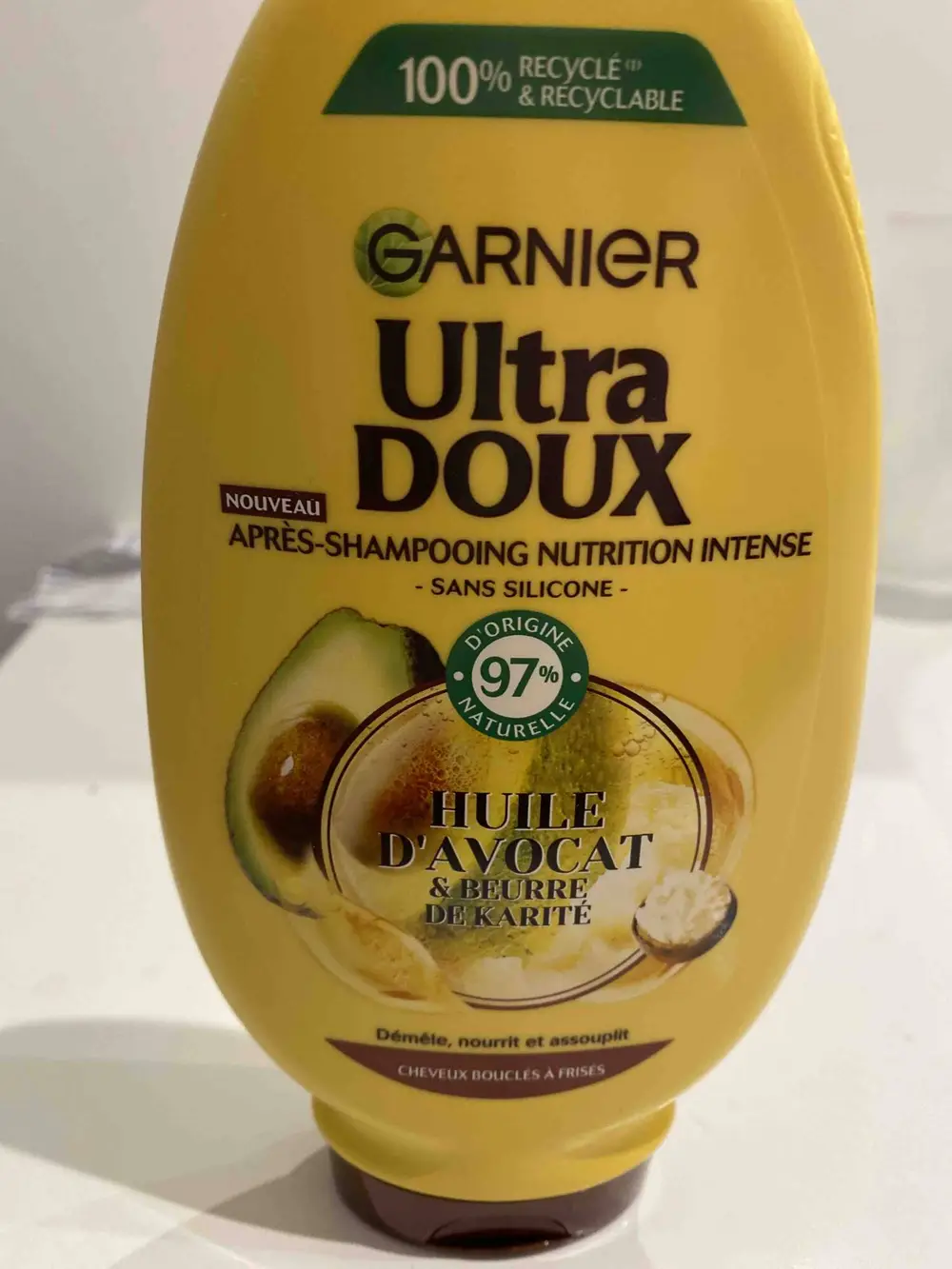GARNIER - Ultra doux - Après-shampooing nutrition intense