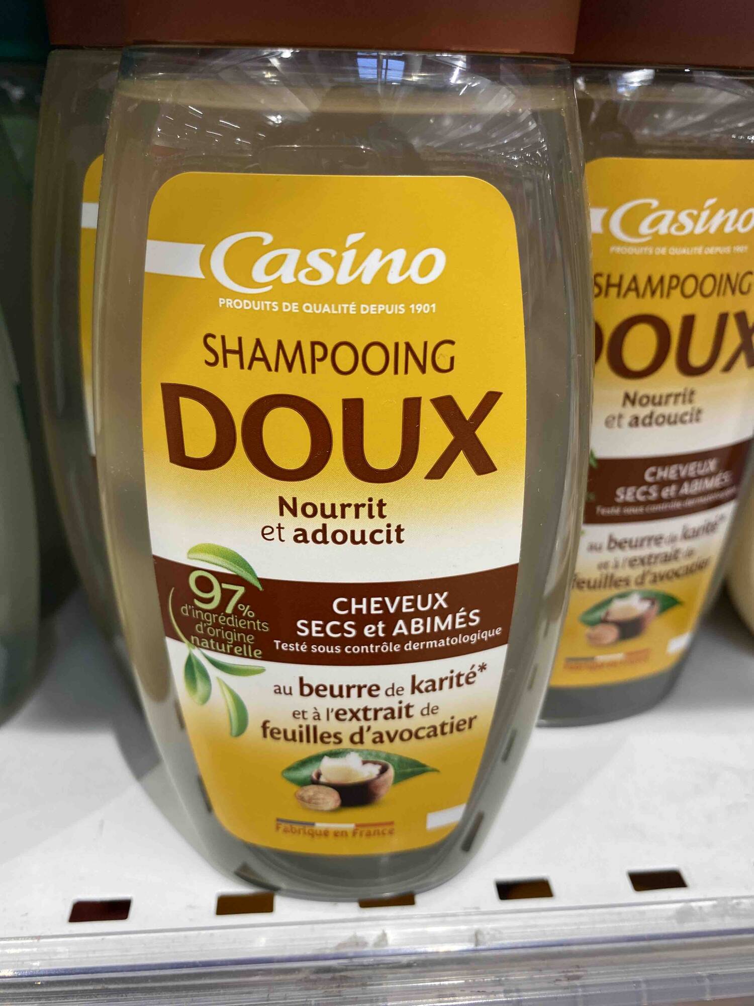 CASINO - Shampooing doux nourrit et adoucit