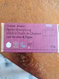 COMME AVANT - Après-shampoing solide à l'huile de chanvre