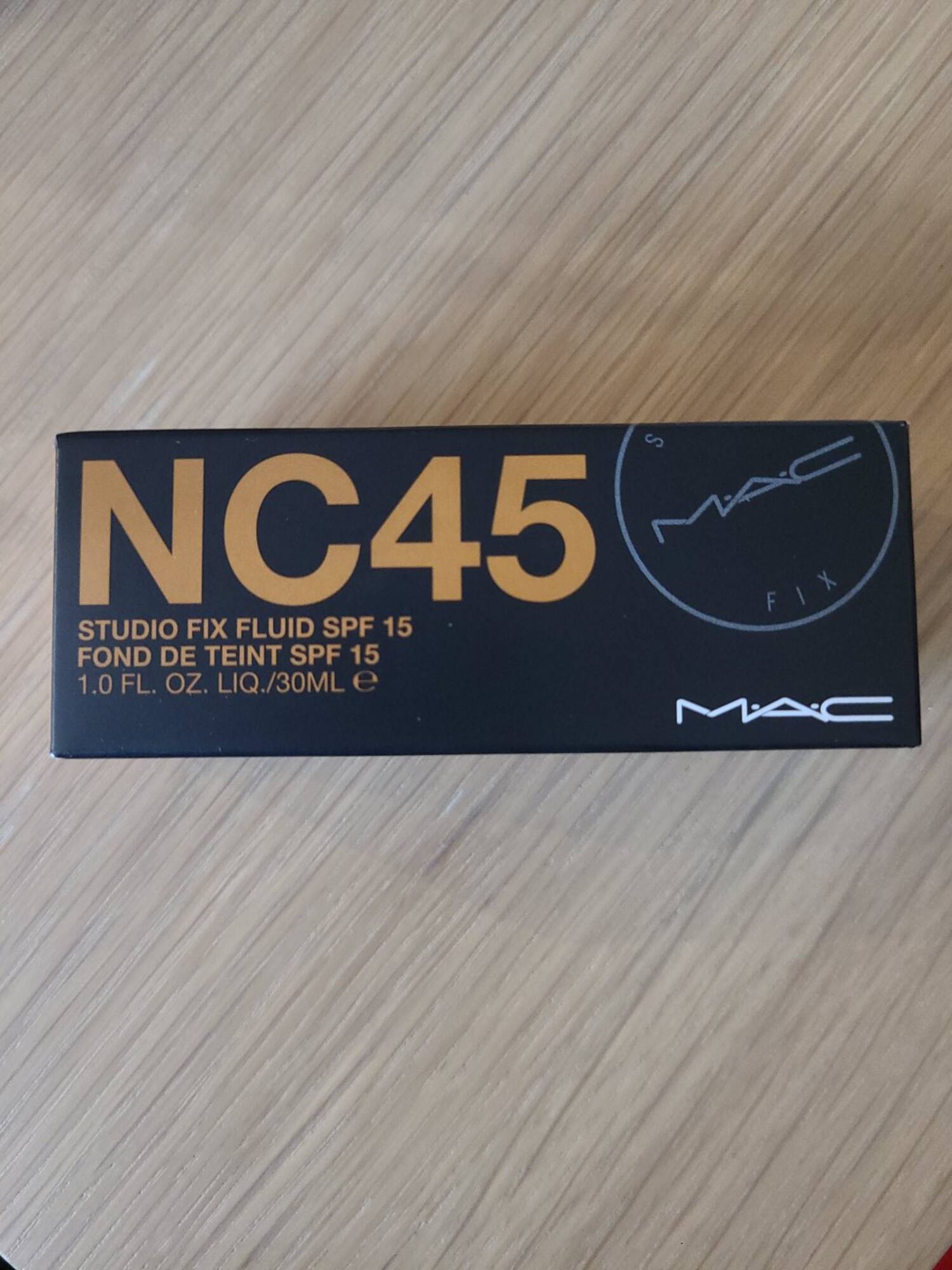 MAC - NC45 - Studio fix fluide fond de teint SPF 15