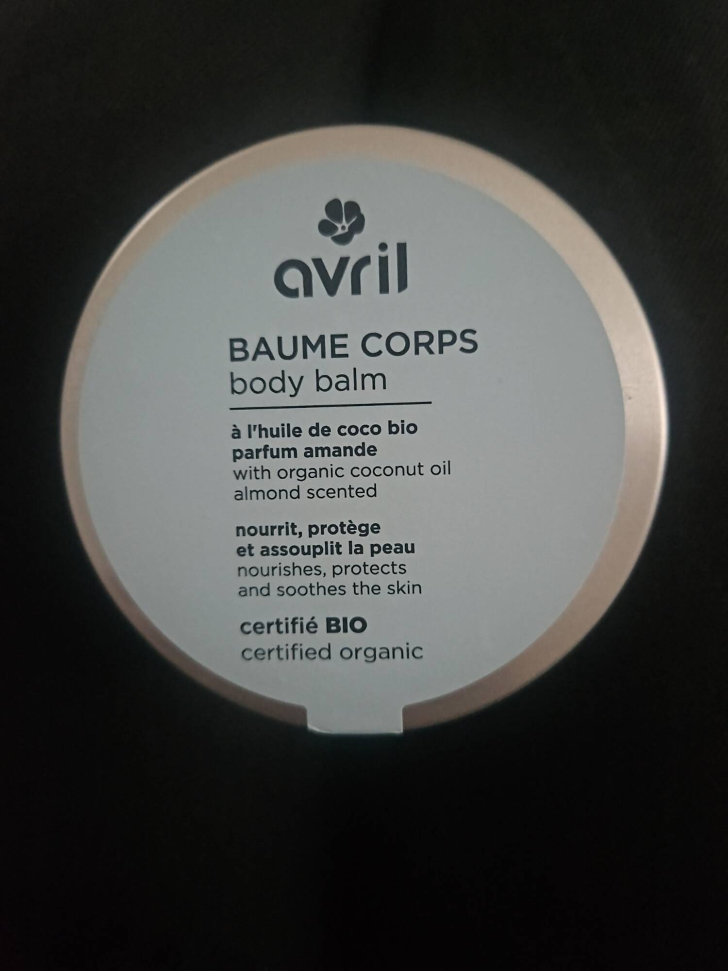 AVRIL - Baume corps à l'huile de coco