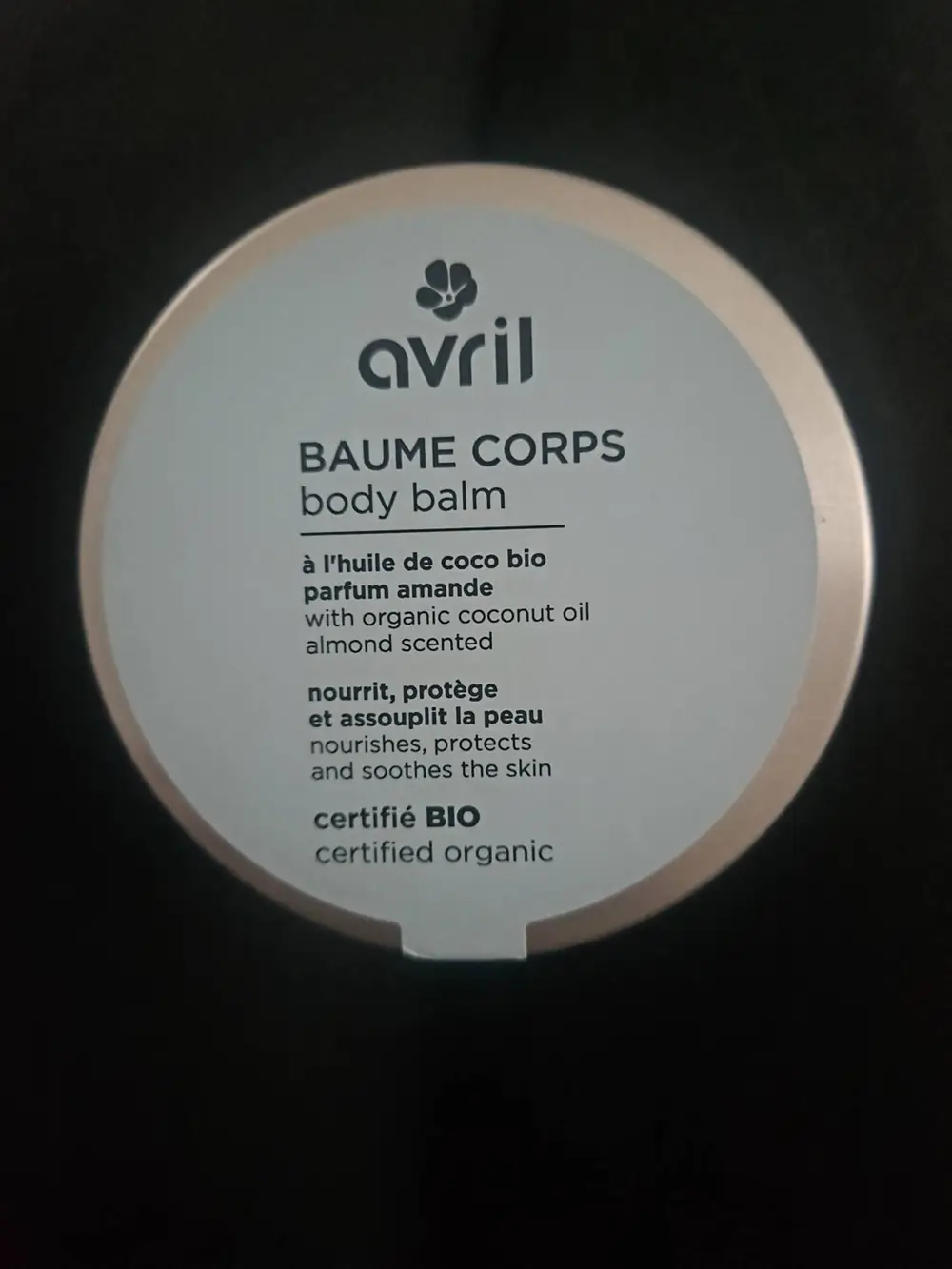 AVRIL - Baume corps à l'huile de coco