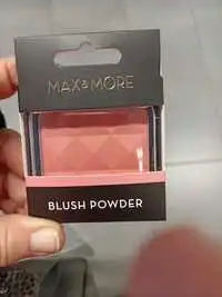 MAX & MORE - Blush powder