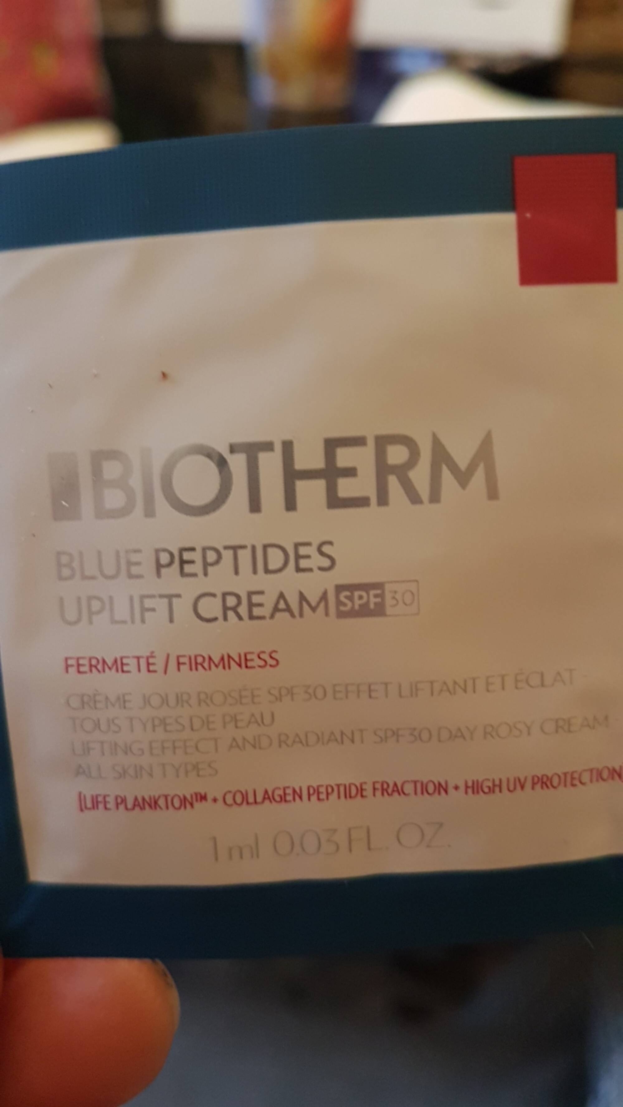 BIOTHERM - Blue peptides - Crème jour rosée SPF 30