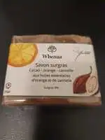 WHENUA - Savon surgras cacao-orange-cannelle