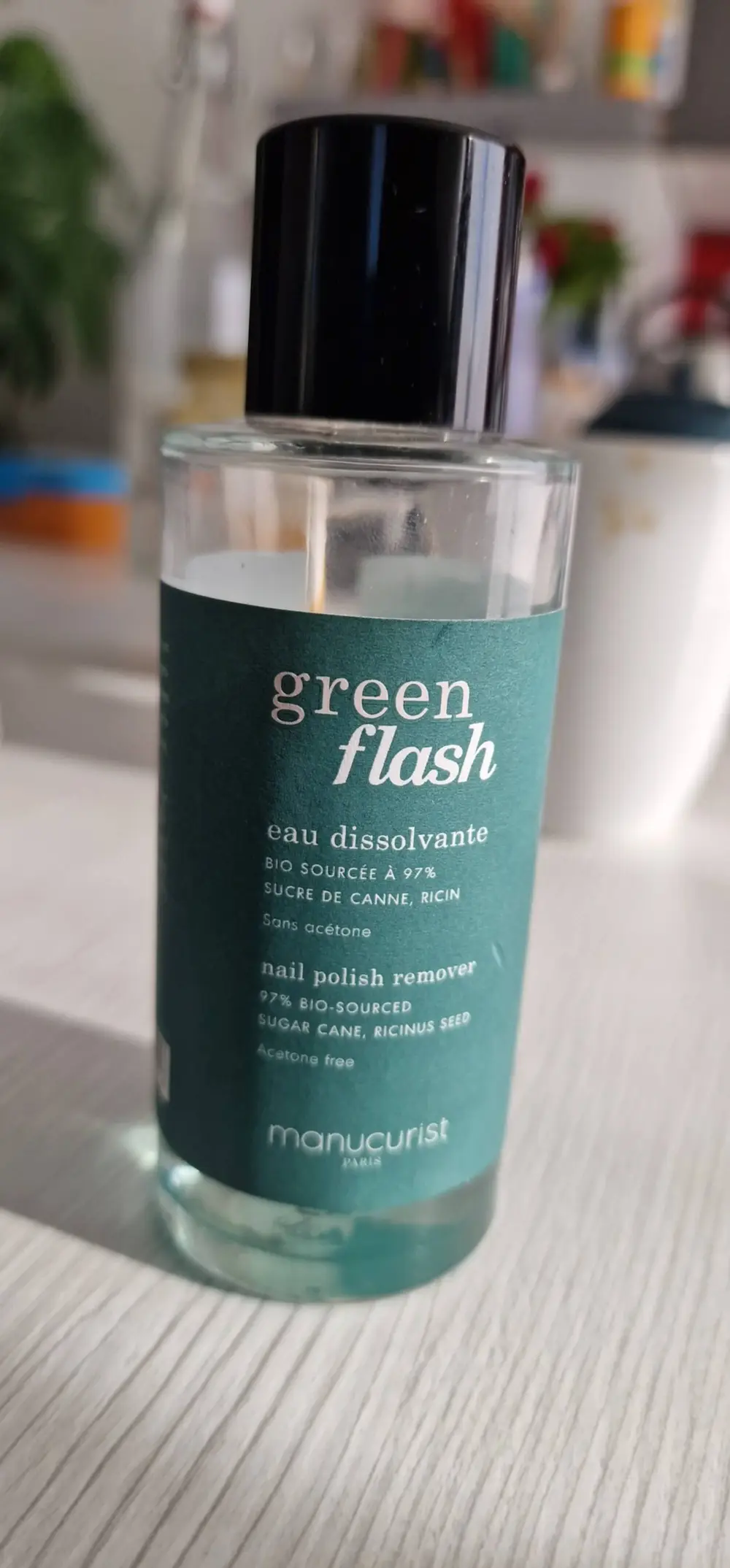 MANUCURIST - Green flash - Eau dissolvante