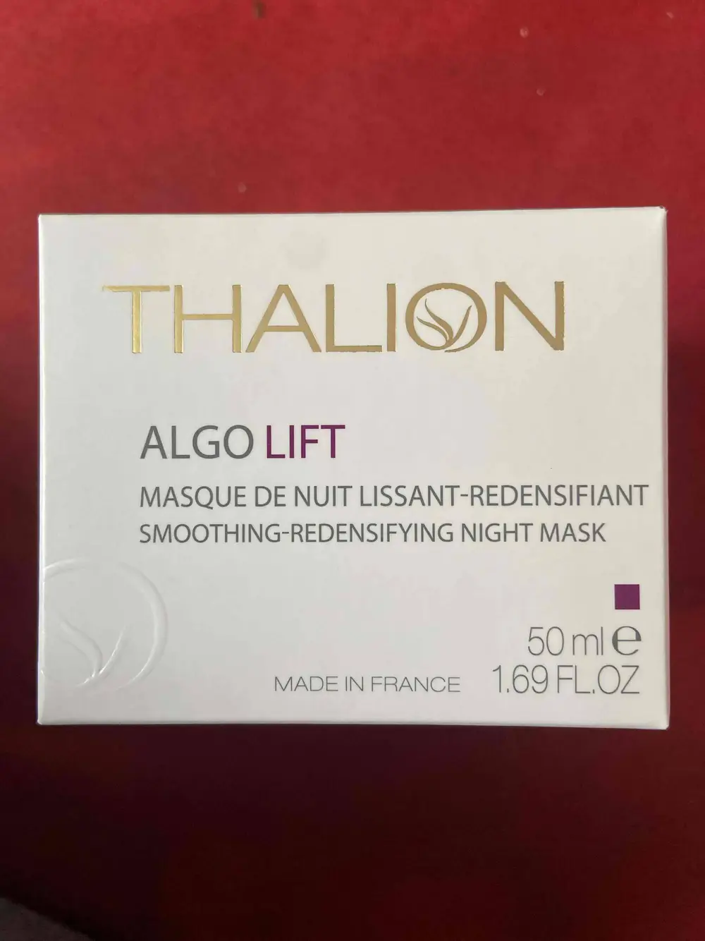 THALION - Algo Lift - Masque de nuit lissant redensifiant