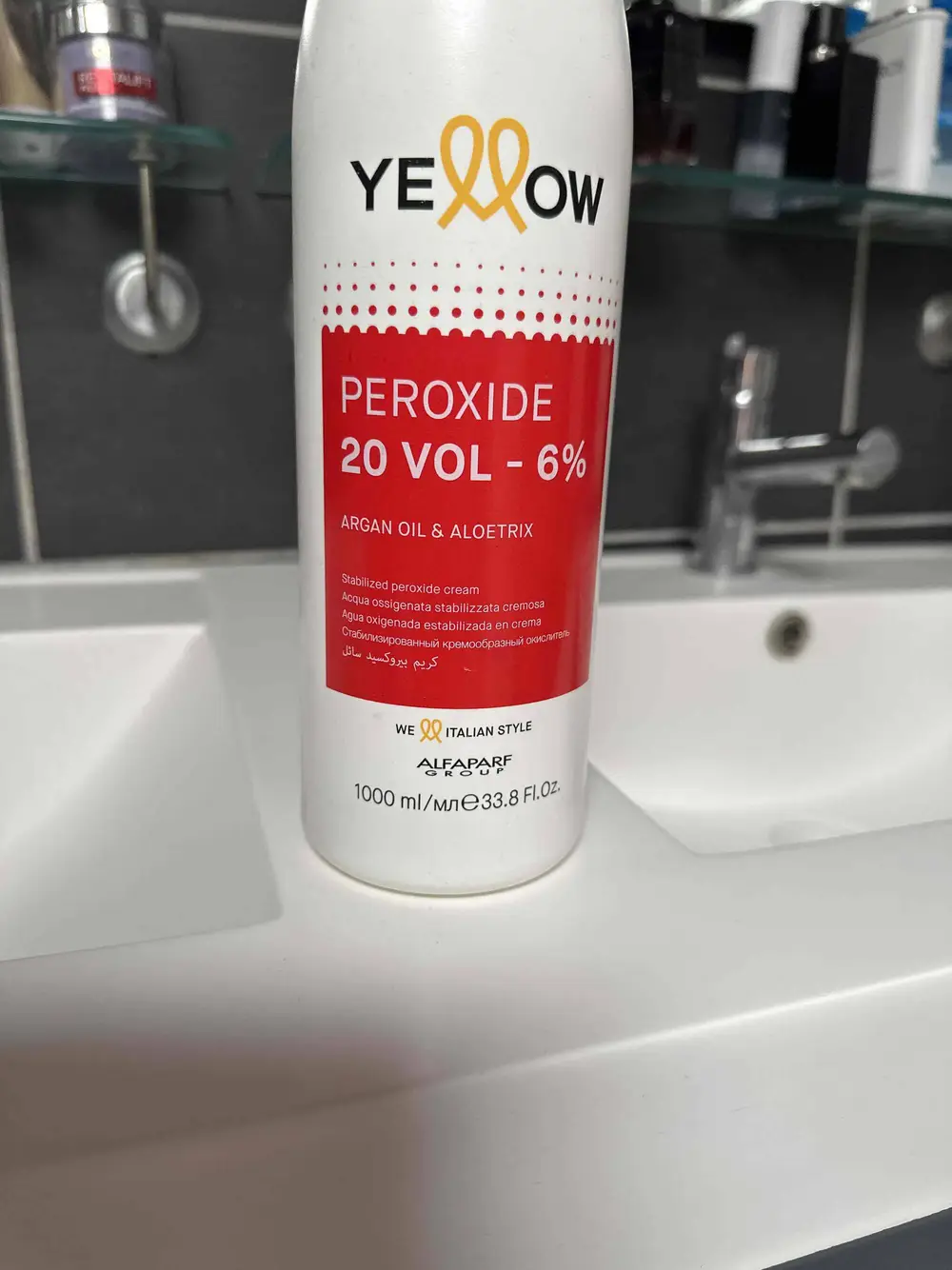 ALFAPARF GROUP - Yellow peroxide 20 vol - 6% - Stabilized poroxide cream