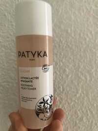 PATYKA - Clean - Lotion lactée apaisante