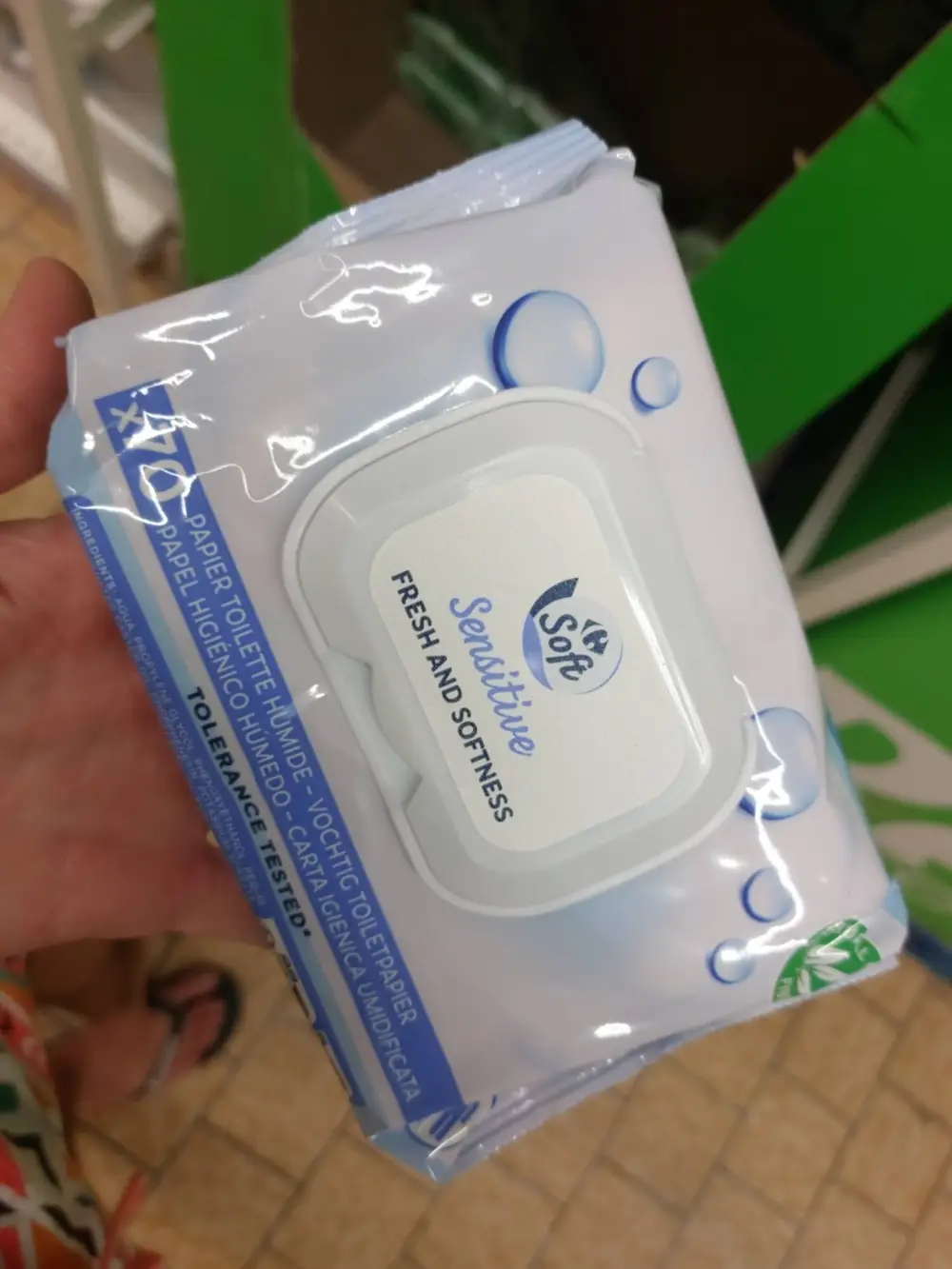 CARREFOUR SOFT - Papier toilette humide