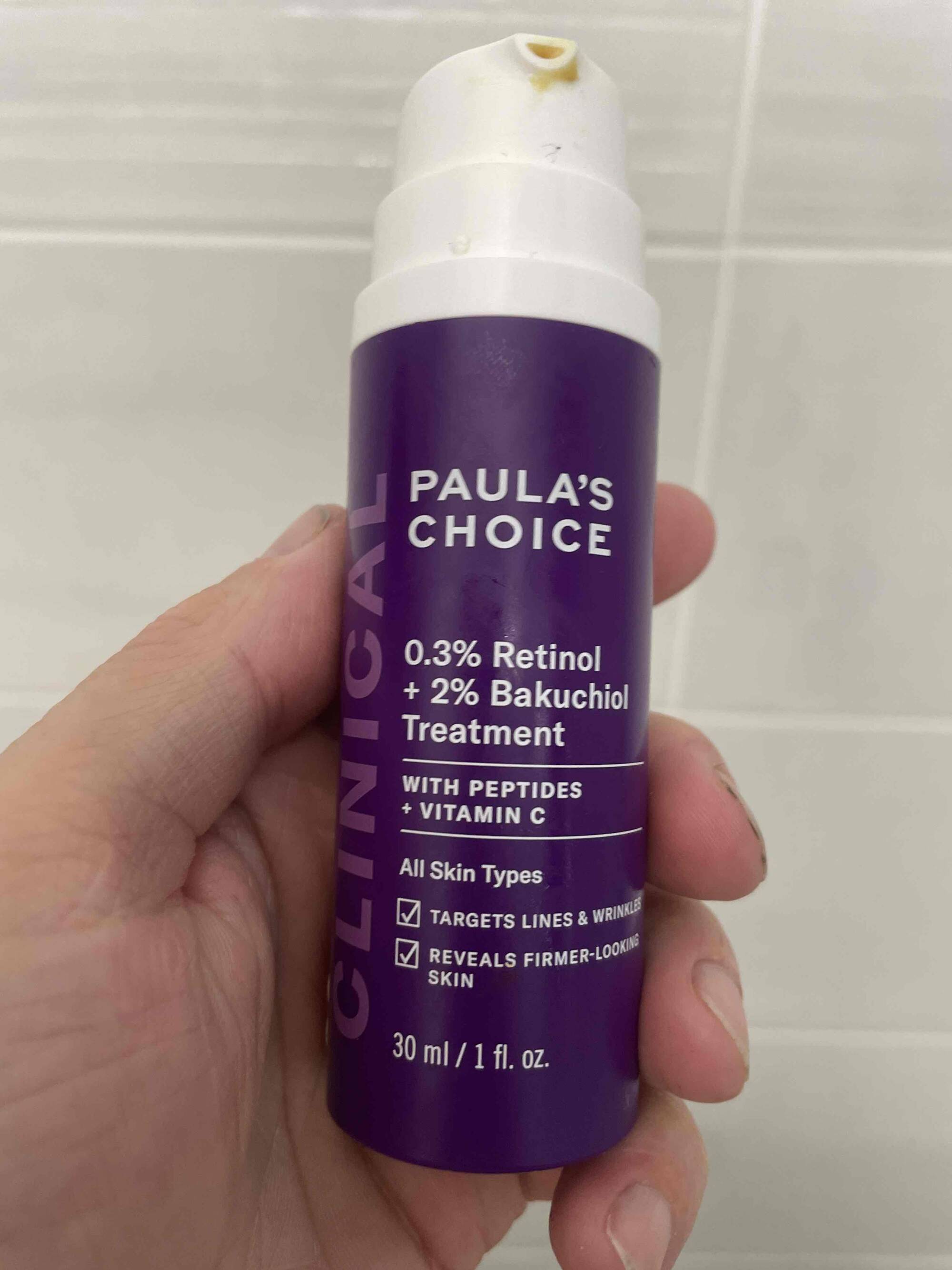 PAULA'S CHOICE - Clinical - 0,3% Retinol + 2% bakuchiol treatment