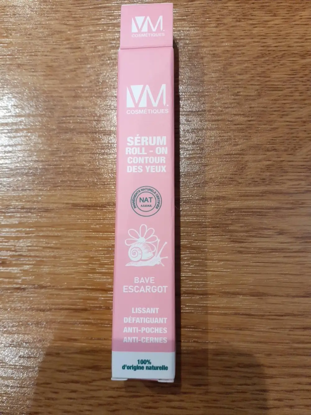 VM COSMÉTIQUES - Bave escargot - Sérum roll-on contour des yeux