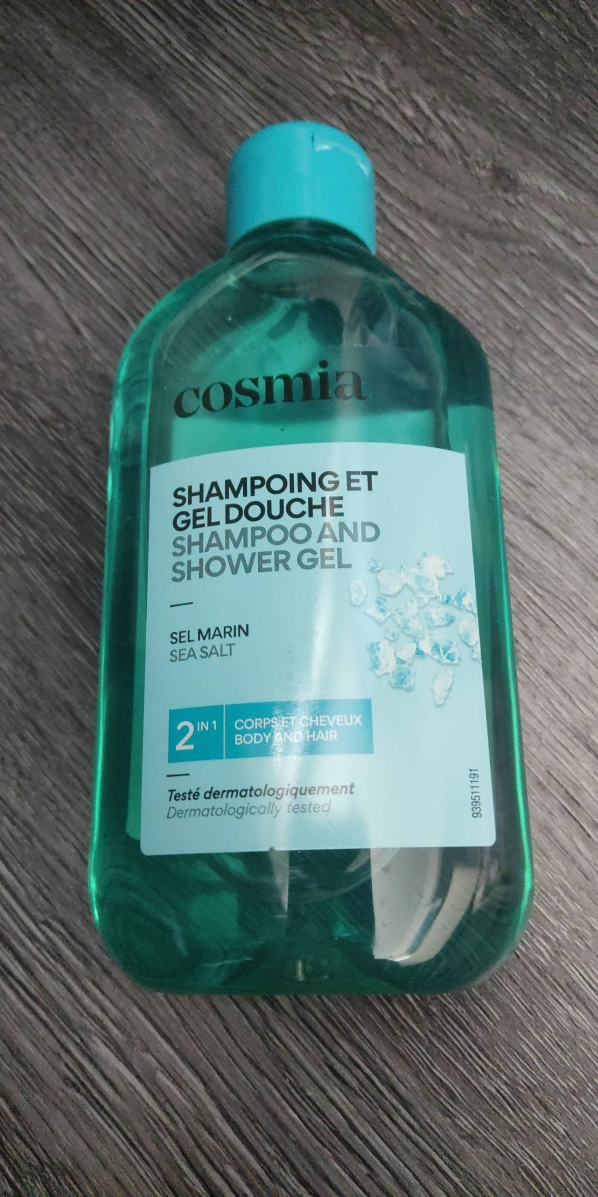 COSMIA - Sel marin - Shampooing et gel douche