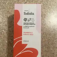 TOTODIA - Framboesa e pimenta rosa - Crema para o corpo com