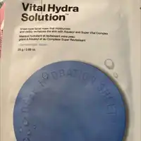DR.JART+ - Vital hydra solution - Masque hydratant