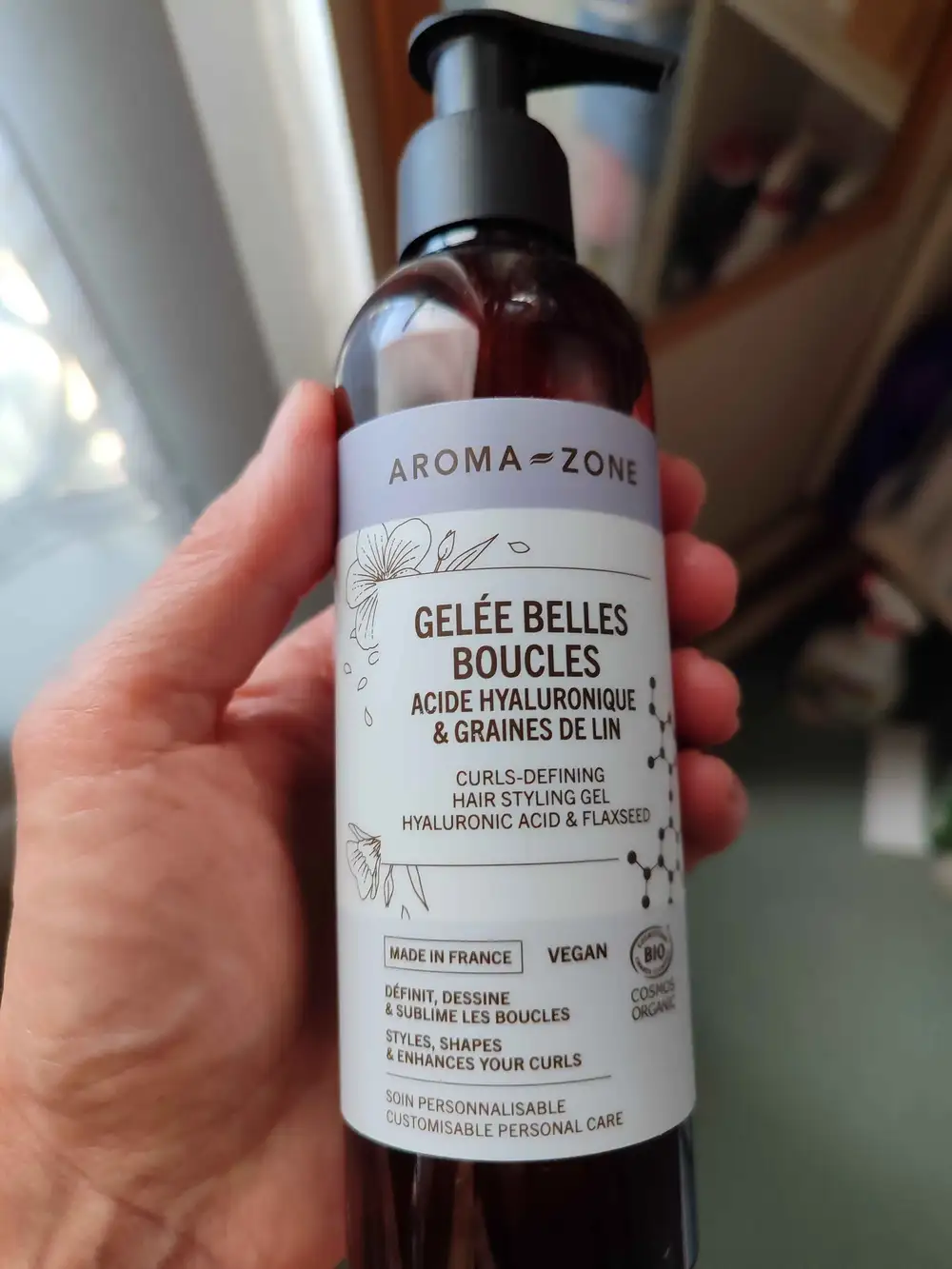 AROMA-ZONE - Acide hyaluronique & graines de lin - Gelée belles boucles