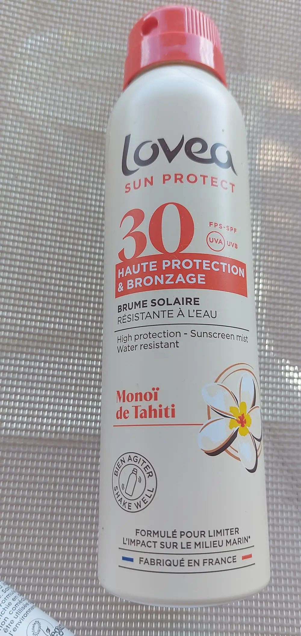 LOVEA - Brume solaire haute protection & bronzage SPF30