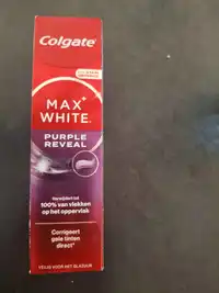 COLGATE - Dentifrice max white purple reveal