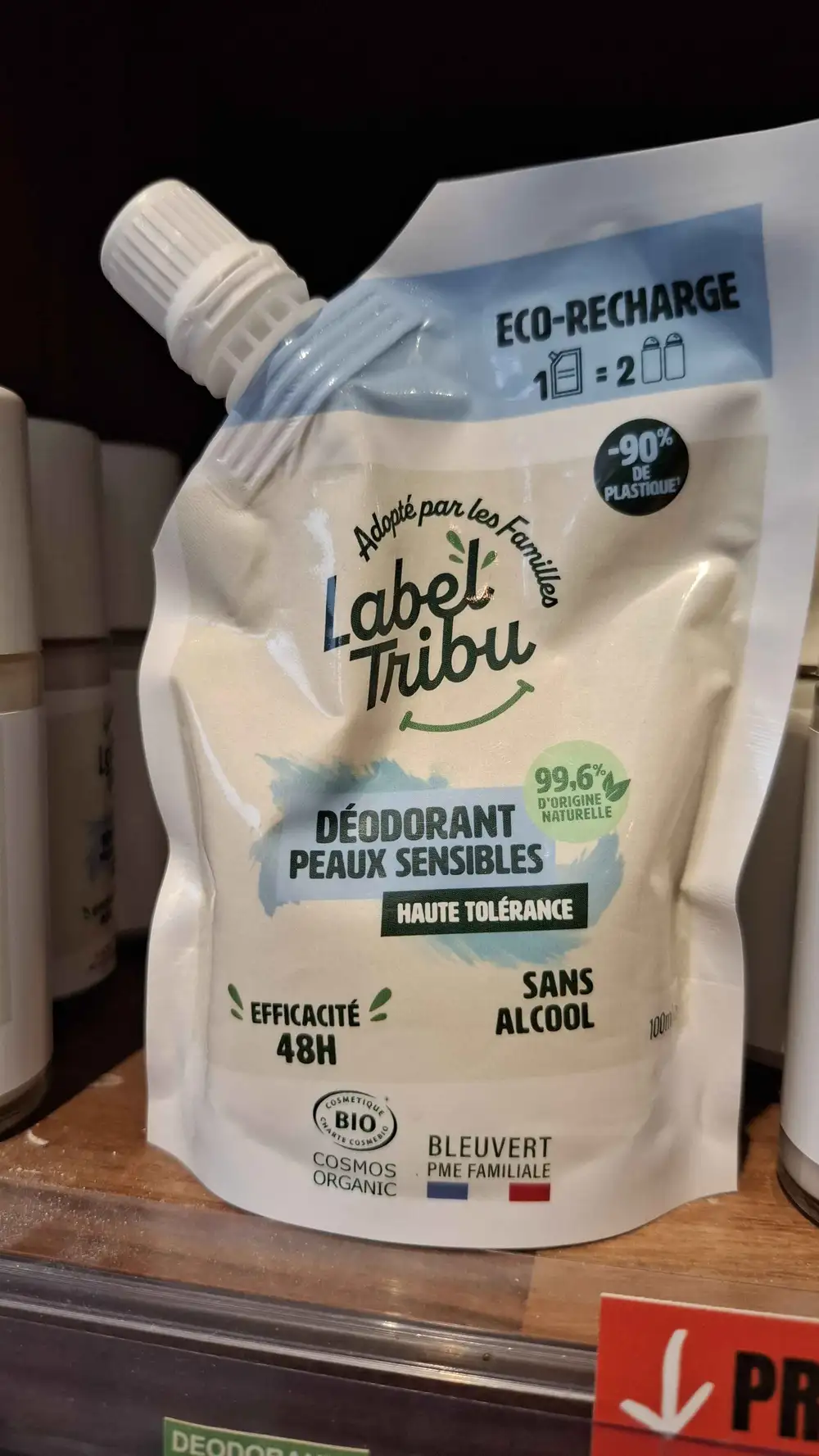 LABEL TRIBU - Déodorant peaux sensibles 48h