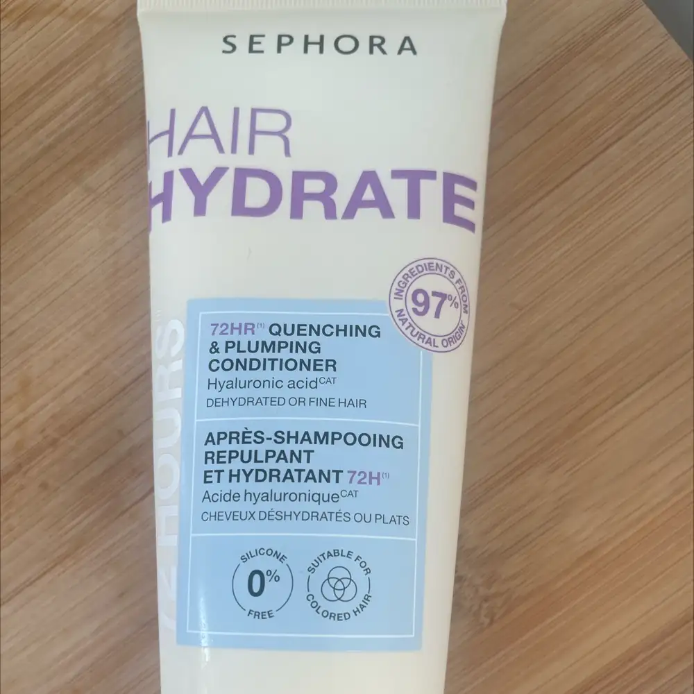 SEPHORA - Hair hydrate - Après-shampooing repulpant et hydratant 72h