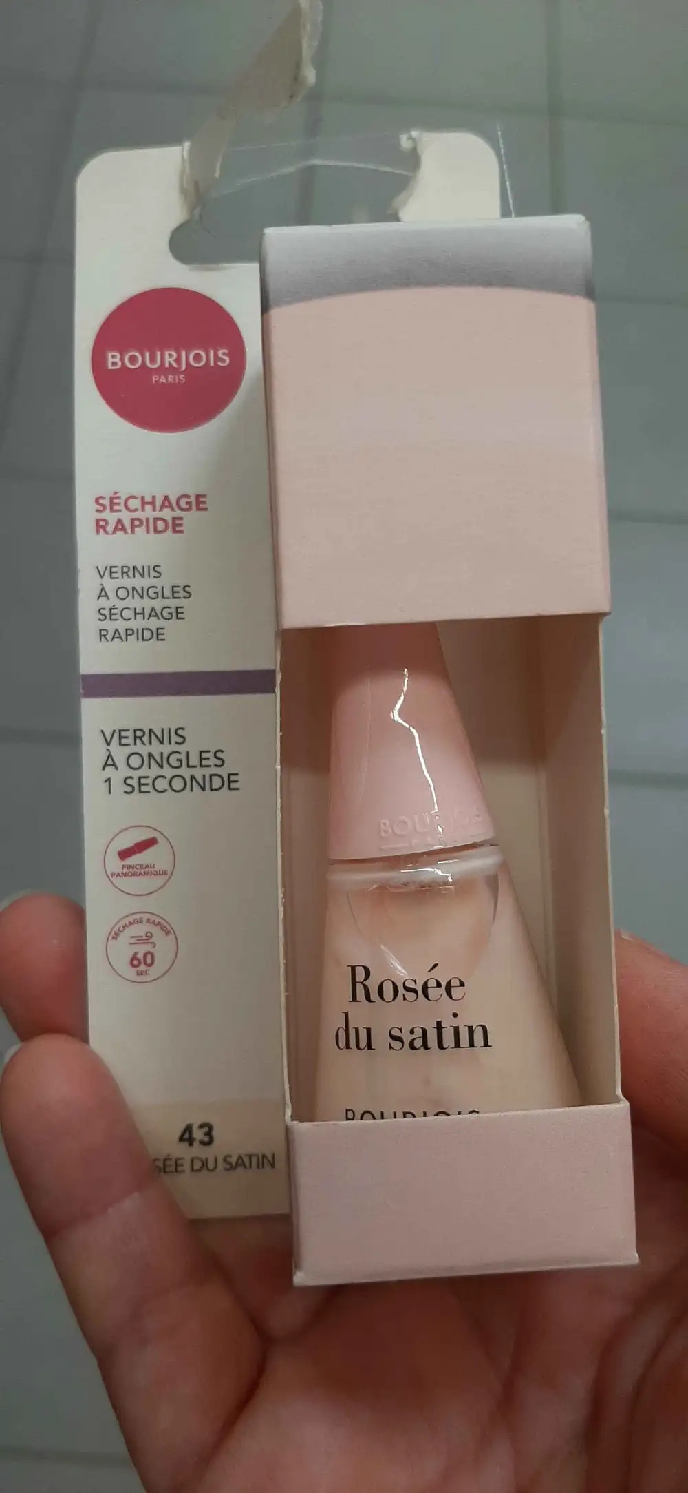 BOURJOIS - Vernis à ongles séchage rapide 43 rosée du satin