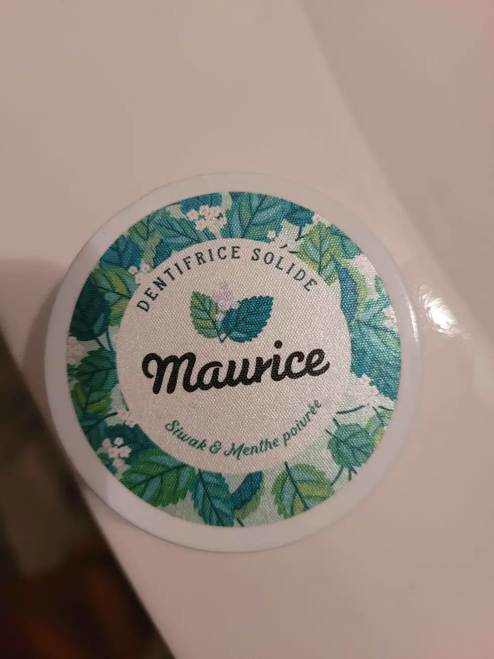 MAURICE - Siwak & menthe poivrée - Dentifrice solide