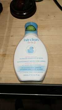 LIVE CLEAN - Hydratant douce baby - Shampooing et savon sans larmes 