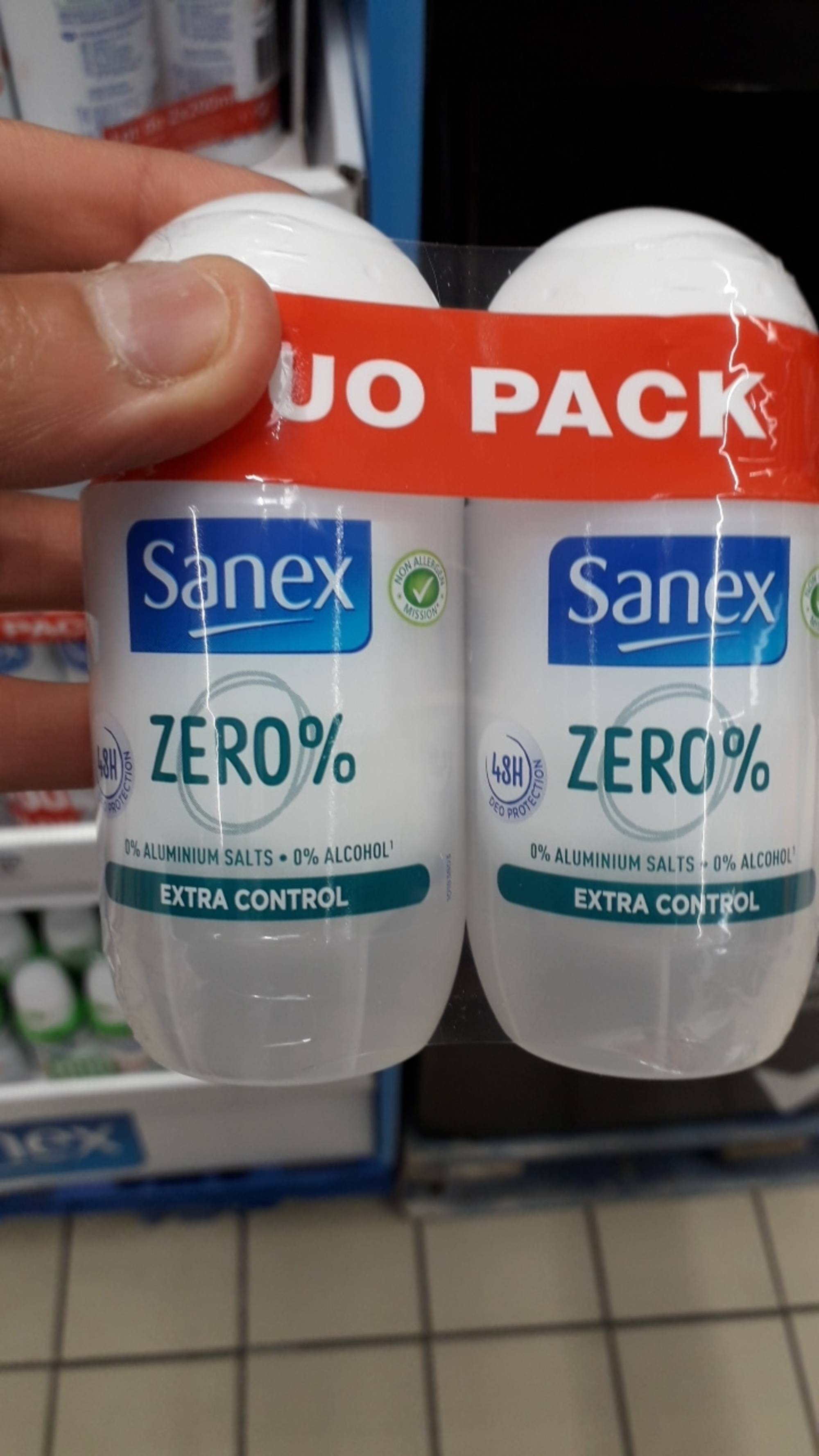 SANEX - Zéro % extra control - Déo protection 48h