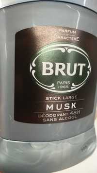 BRUT - Stick large  Musk - Déodorant 48h sans alcool