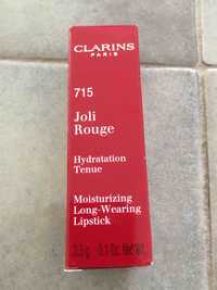CLARINS PARIS - Joli rouge 715 - Rouge à lèvre hydratation tenue