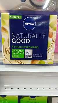 NIVEA - Naturally good à l'huile d'argan bio - Soin de nuit régénérant