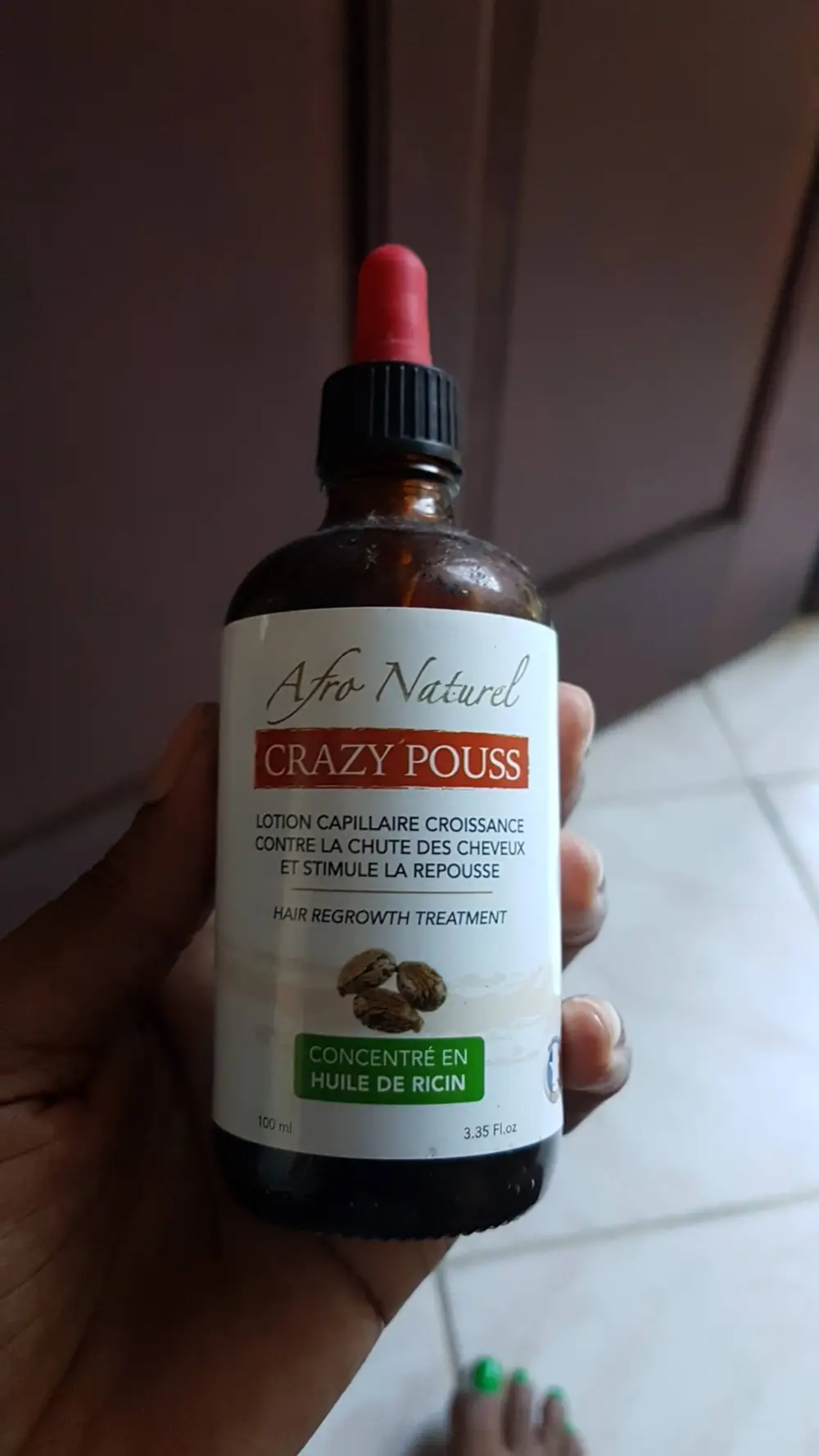 CRAZY POUSS - Afro naturel - Lotion capillaire croissance