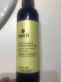 AVRIL - Eau floral d'hamamélis bio