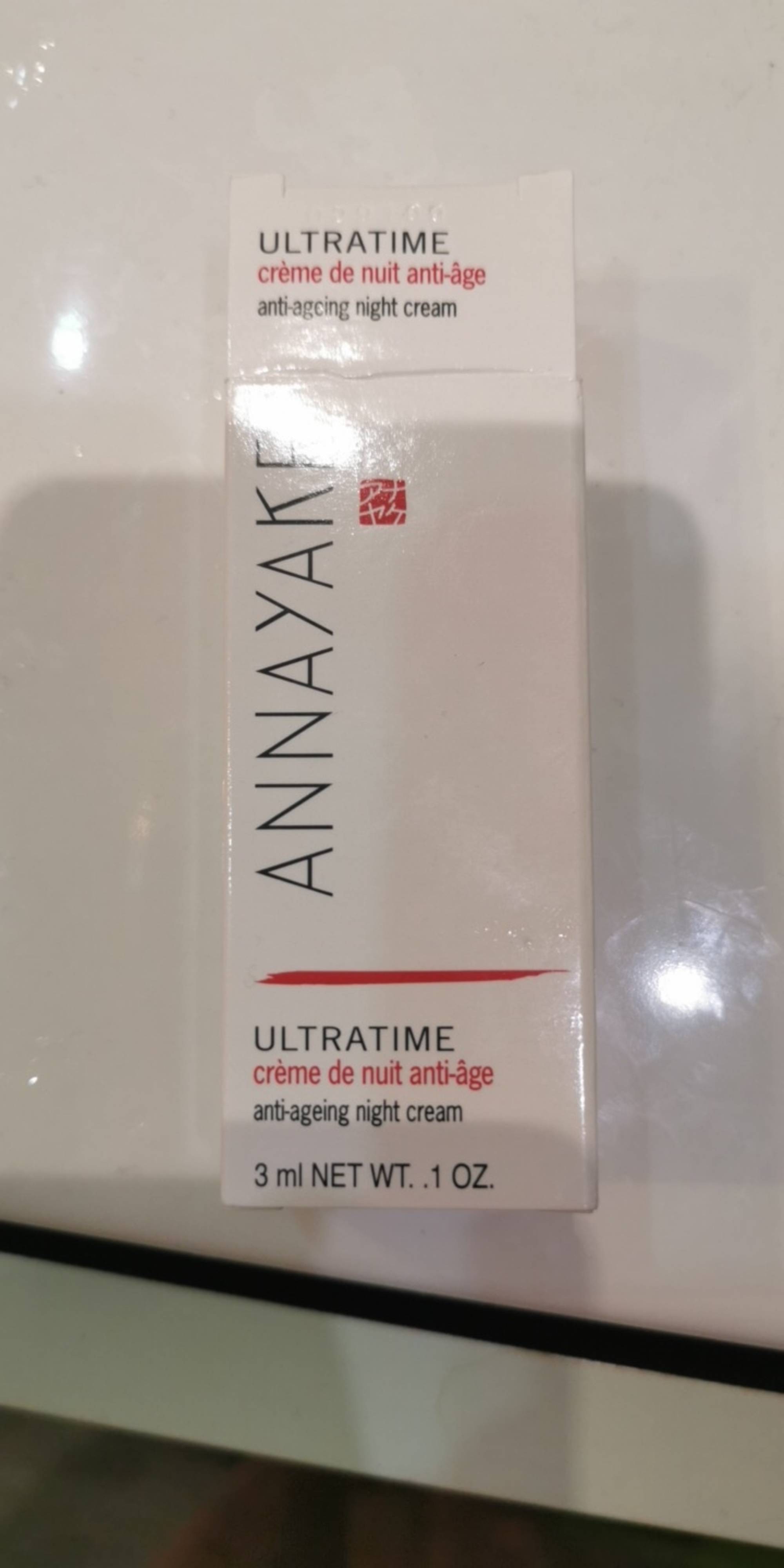ANNAYAKE - Ultratime - Crème de nuit anti-âge