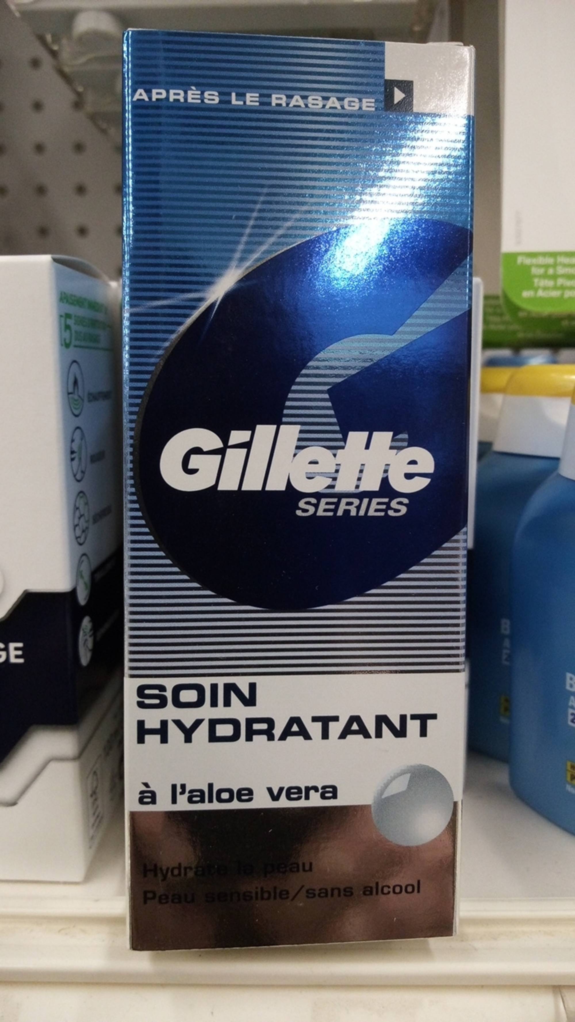 GILLETTE - Soin hydratant à l'aloe vera - Après rasage