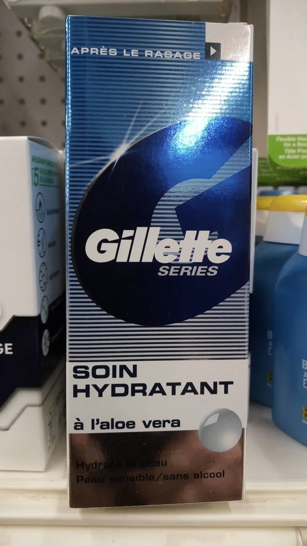 GILLETTE - Soin hydratant à l'aloe vera - Après rasage