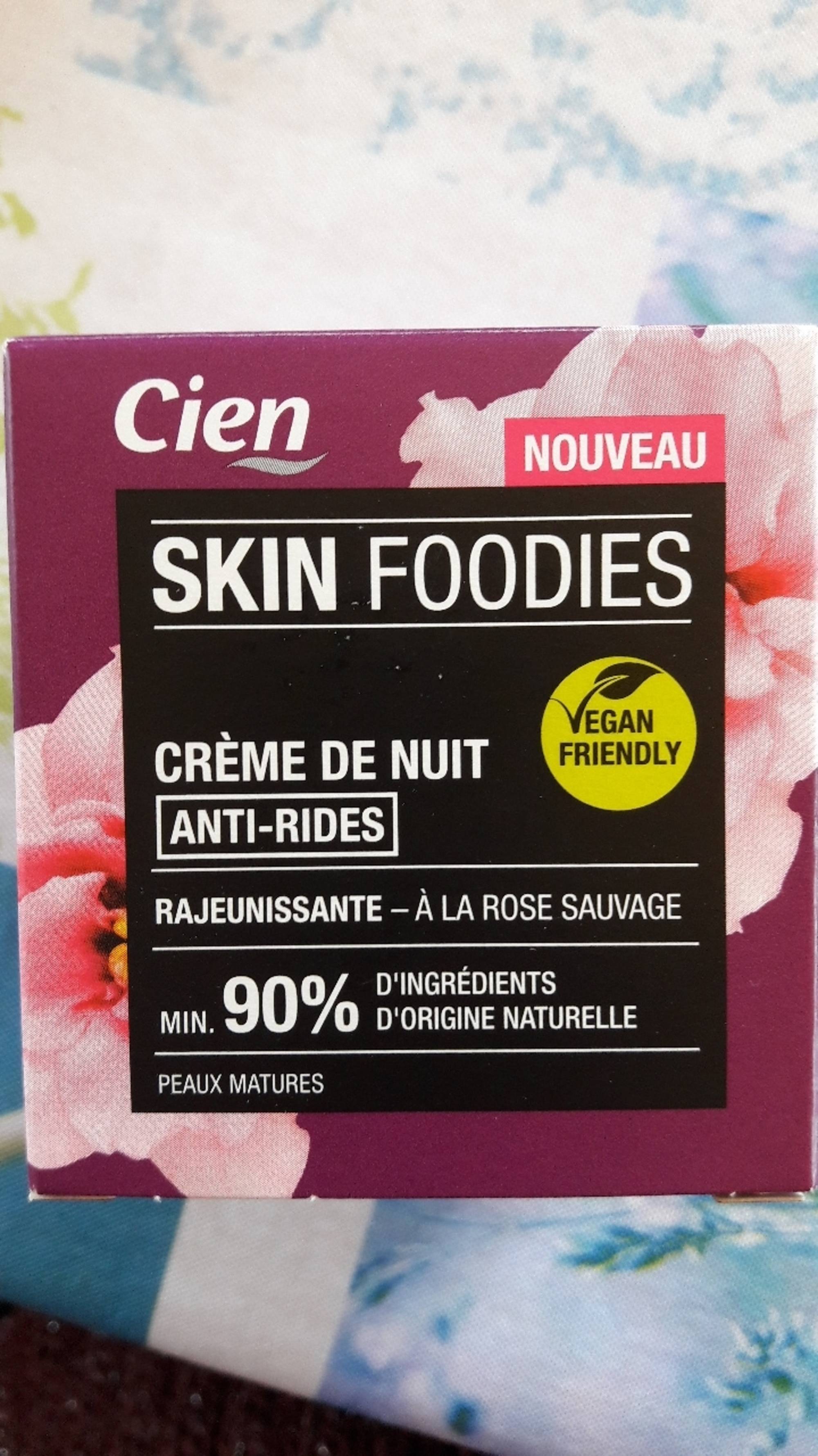 CIEN - Skin foodies anti-rides - Crème de nuit 