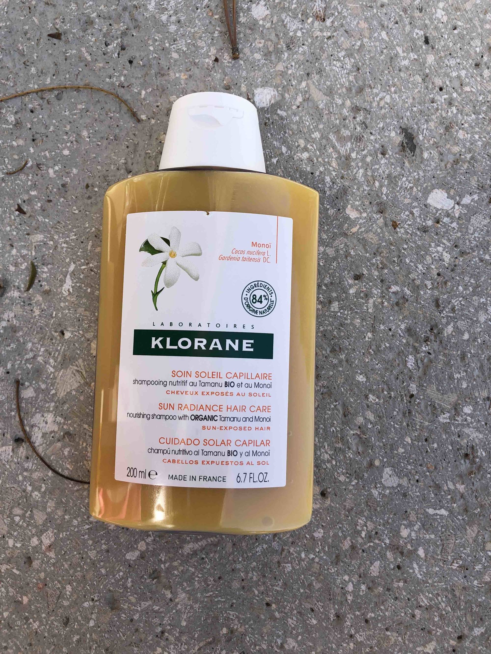 KLORANE - Soin soleil capillaire - Shampooing