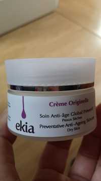 EKIA - Crème originelle - Soin anti-âge global préventif
