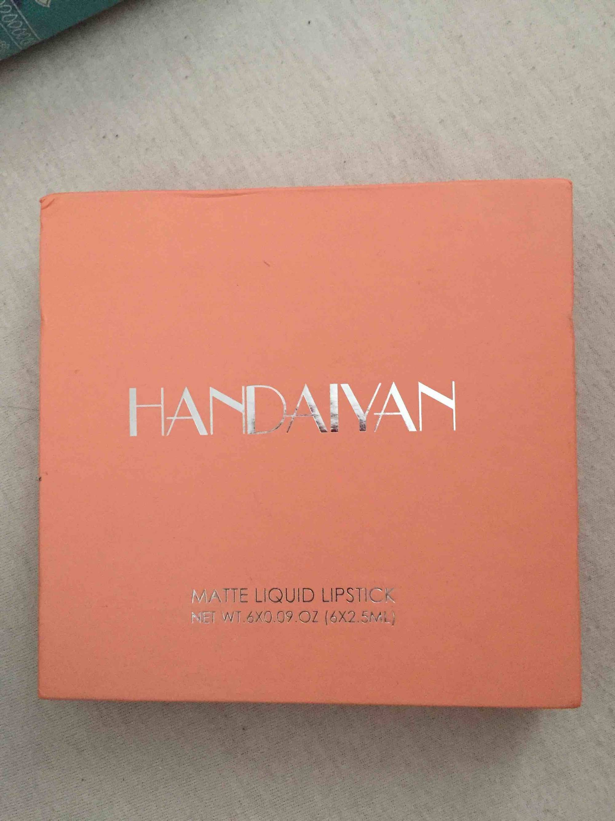 HANDAIYAN - Matte liquid lipstick