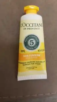 L'OCCITANE EN PROVENCE - Sos lumière - Masque capillaire scintillant