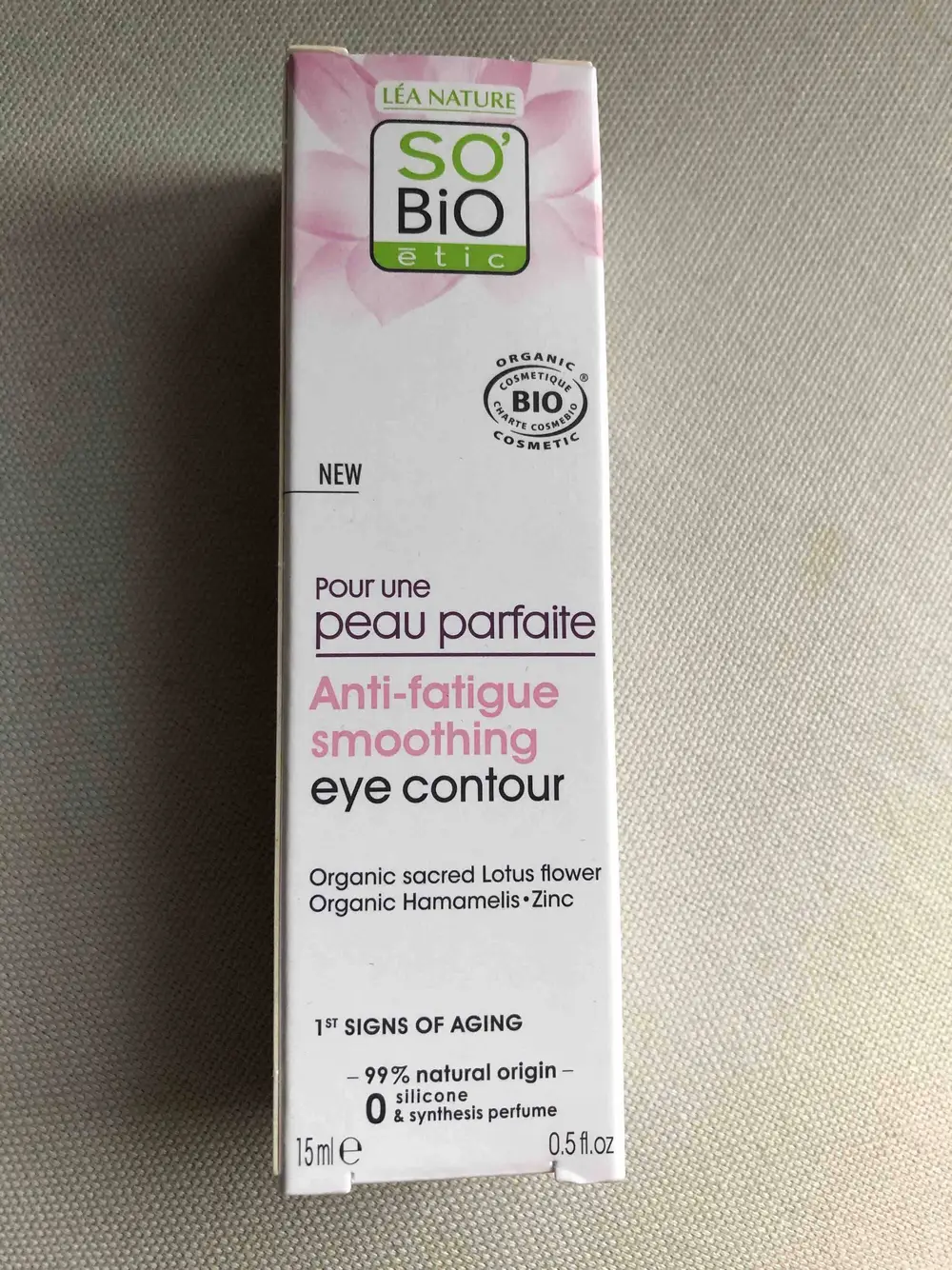 SO'BIO ÉTIC - Anti-fatigue smoothing - Eye contour