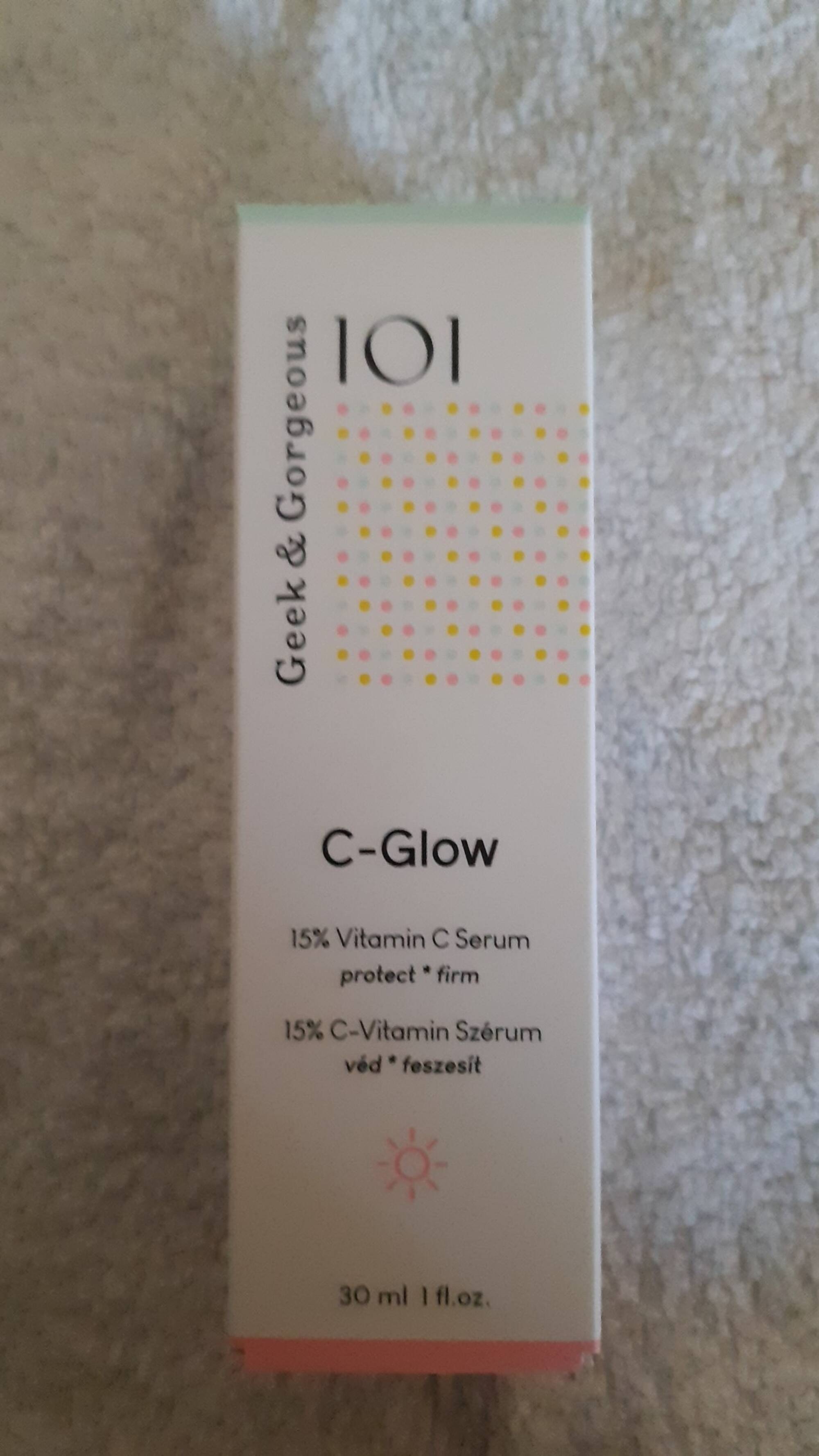 GEEK & GORGEOUS - 101 C-Glow - 15% Vitamin C sérum