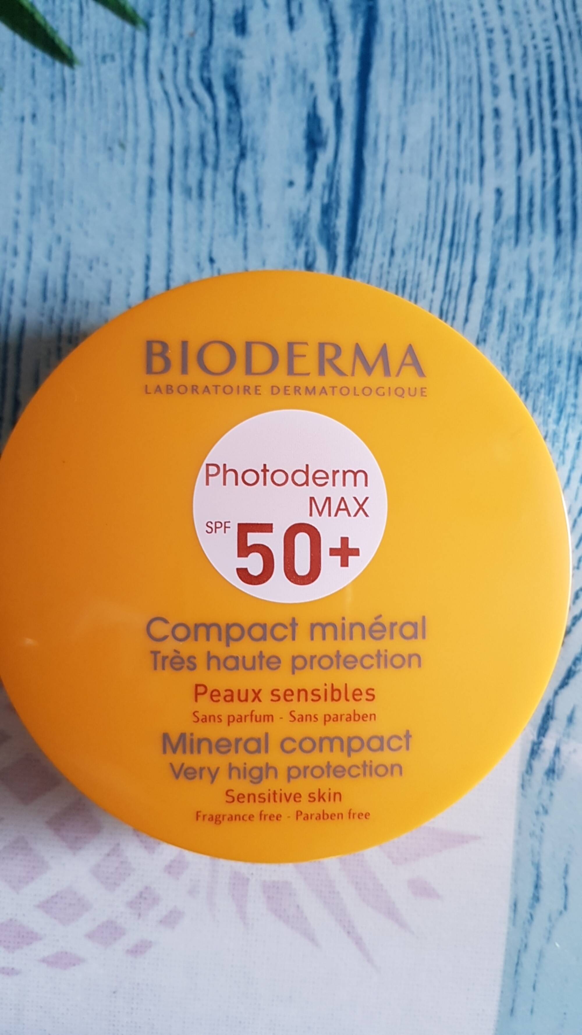 BIODERMA - Photoderm max - Compact minéral très haute protection SPF 50+