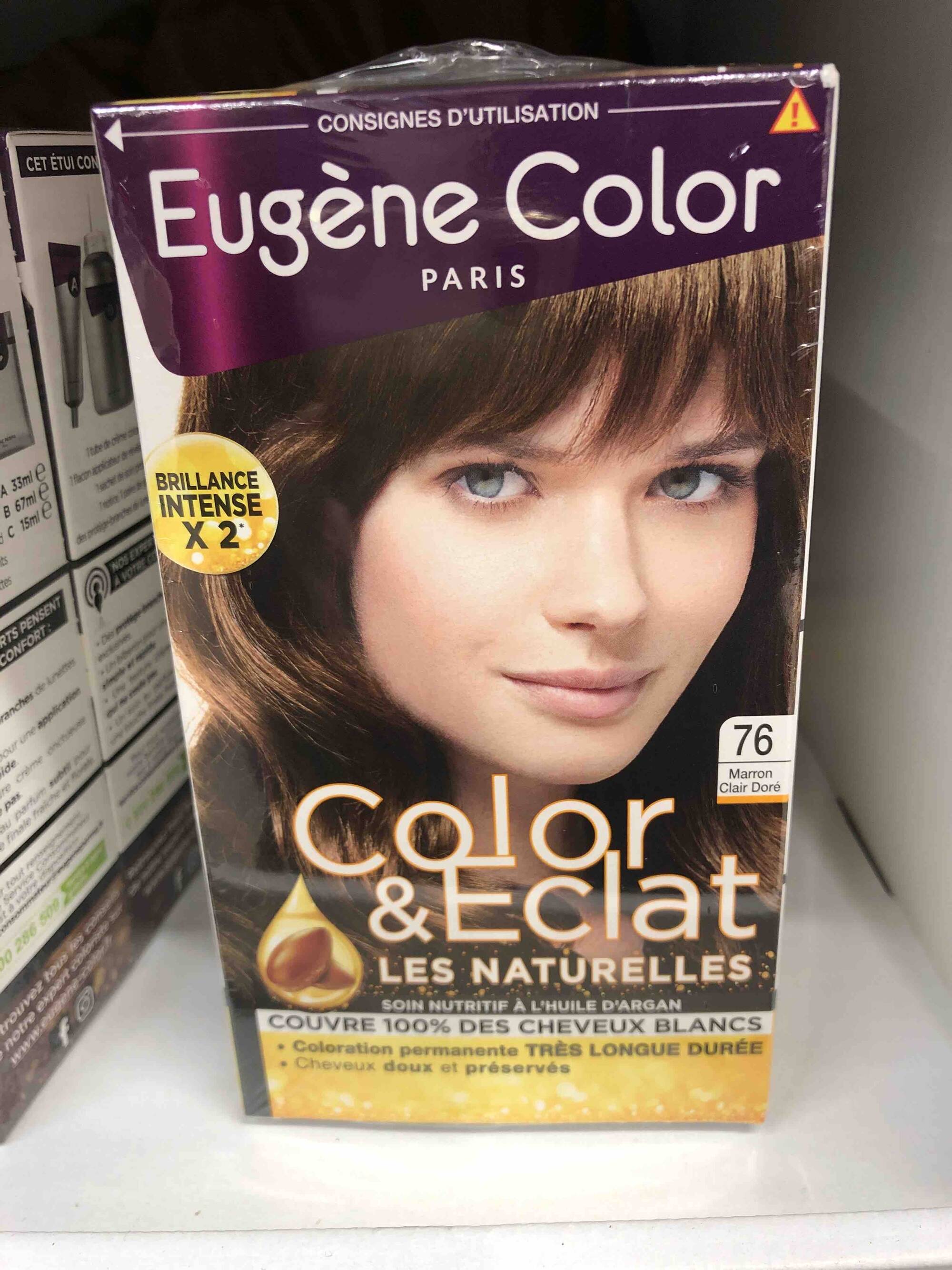 EUGÈNE COLOR - Color & éclat les naturelles - Coloration permanent 76 marron clair doré